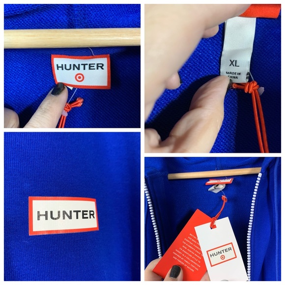 NWT Hunter for Target Zip Up Hooded Romper Jumpsuit shorts Sz XL - Picture 11 of 16